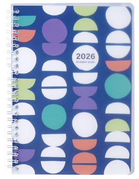 CUMBERLAND 2026 STUDENT DIARY WEEK TO VIEW WIRO A5