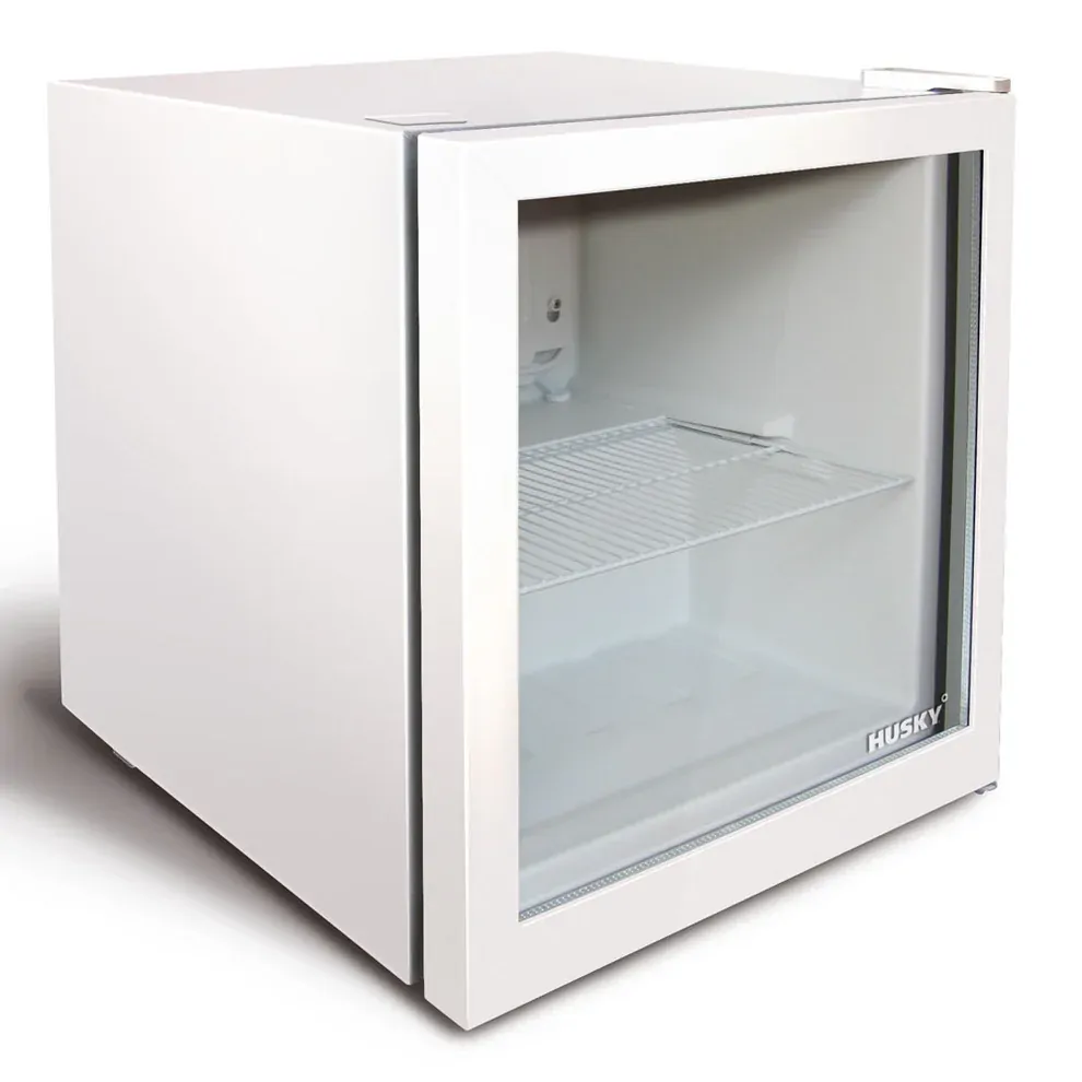 Husky White Bar Fridge Compact  Stylish Drink Chiller