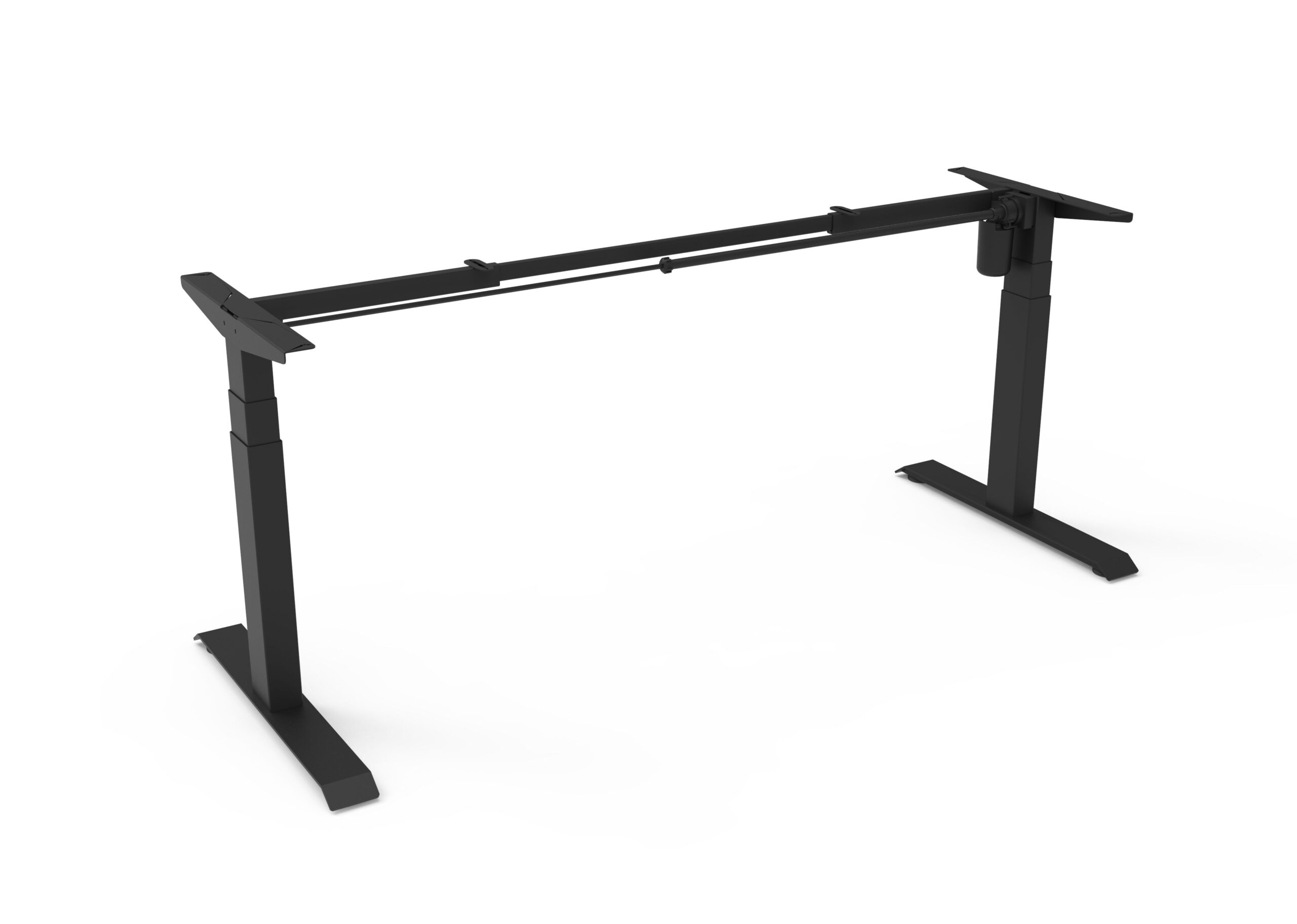 BOOST LIGHT HEIGHT ADJUSTABLE WORKSTATION FRAME  SINGLE