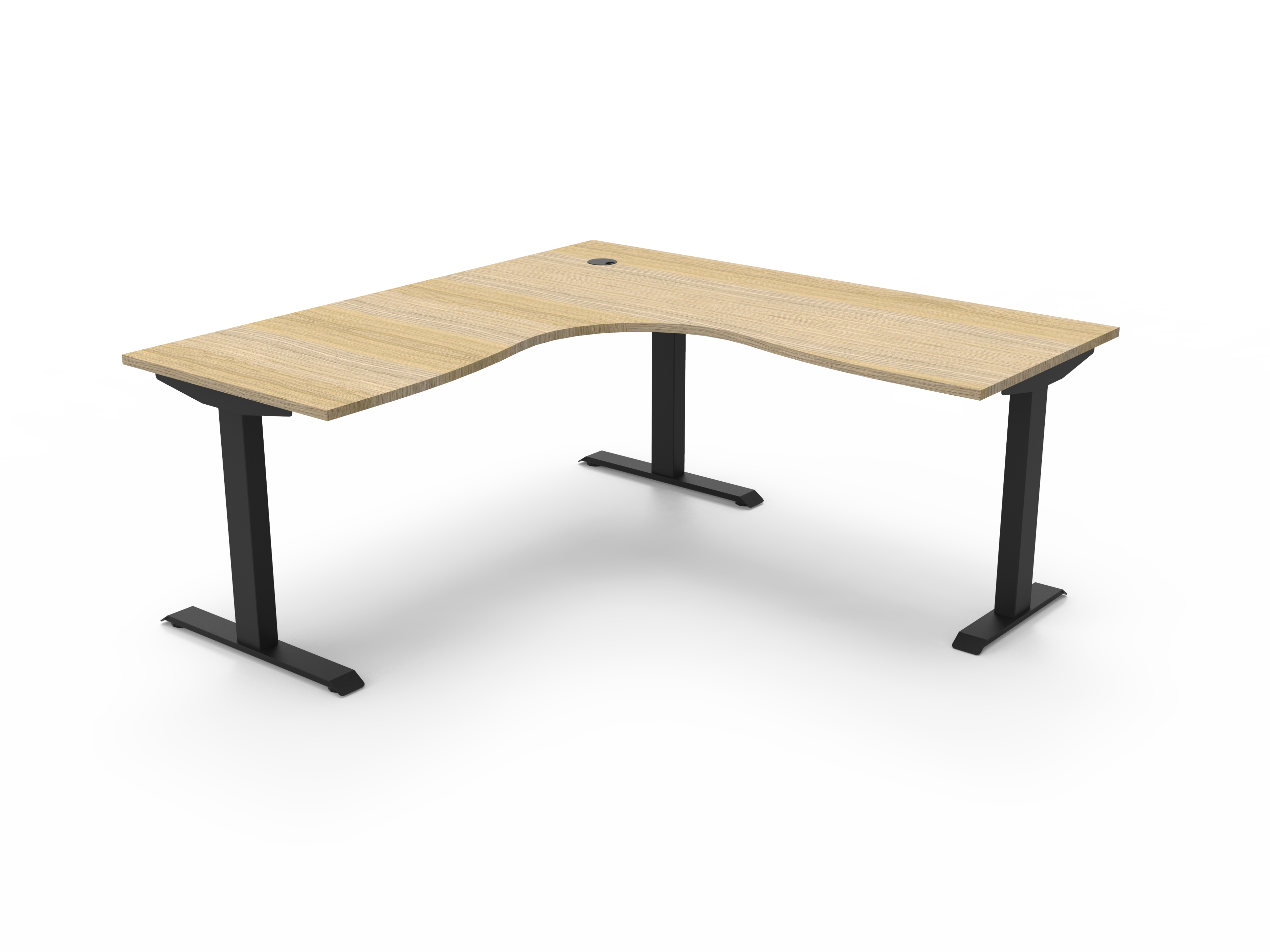 BOOST STATIC CORNER WORKSTATION  AUSTRALIAN MADE OFFICE FURNITURE