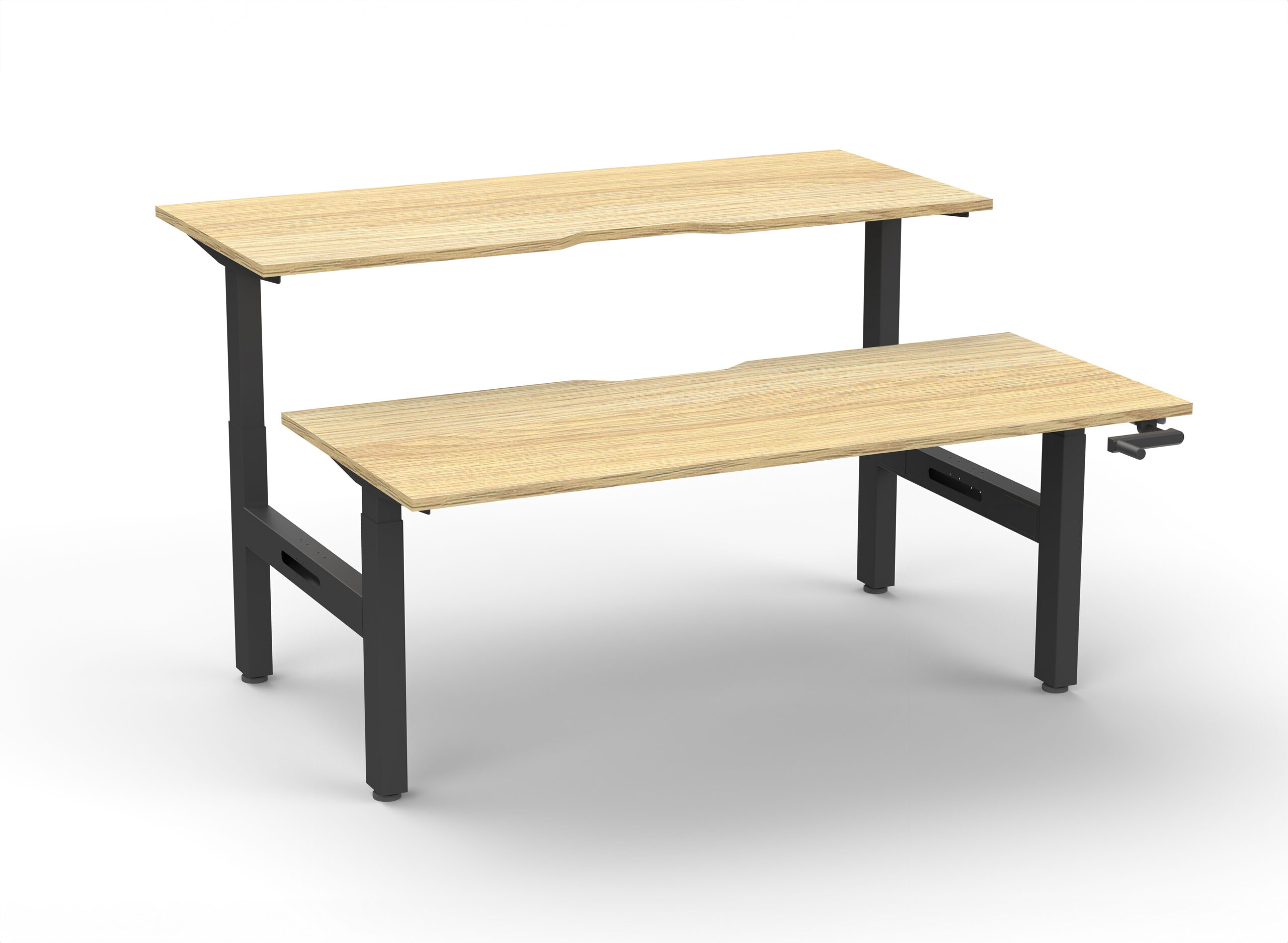 BOOST CRANK BACK TO BACK WORKSTATION  MANUAL HEIGHT ADJUSTABLE