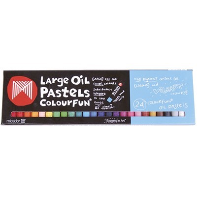 OIL PASTELS MICADOR LARGE WATERSOLUBLE ASST PK24