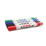 THINK MARKER WHITEBOARD ASSORTED COLOURS WALLET 4
