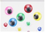 JOGGLE EYES MIXED COLOURS ROUND 20MM PK250