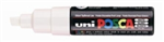 MARKER UNI POSCA PC8K CHISEL TIP WHITE