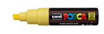 MARKER UNI POSCA PC8K CHISEL TIP YELLOW