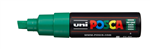 MARKER UNI POSCA PC8K CHISEL TIP GREEN