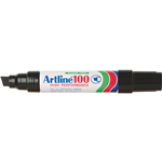 ARTLINE 100 PERMANENT MARKER CHISEL 12MM BLACK