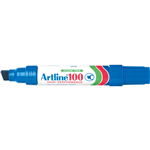 ARTLINE 100 PERMANENT MARKER CHISEL 12MM BLUE