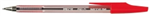 PILOT BPS STICK TYPE BALLPOINT PEN MEDIUM RED