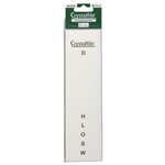 CRYSTALFILE INDICATOR TAB INSERTS AZ WHITE PACK 52