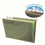 CRYSTALFILE CLASSIC SUSPENSION FILES FOOLSCAP GREEN PACK 20