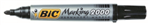 MARKER BIC MARKING 2000 PERMANENT 17MM BULLET TIP BLACK