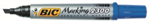 MARKER BIC MARKING 2300 PERMANENT 3153MM CHISEL TIP BLUE