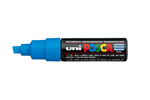 MARKER UNI POSCA PC8K CHISEL TIP LIGHT BLUE