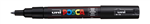 POSCA PC1M PAINT MARKER BULLET EXTRA FINE 10MM BLACK