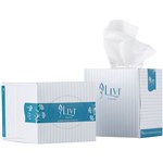 FACIAL TISSUE LIVI ESSENTIALS HYPOALLERGENIC 2PLY 90S CUBE