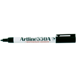 ARTLINE 550A WHITEBOARD MARKER BULLET 12MM BLACK