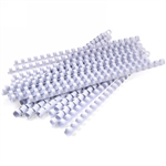 SP BINDING COMBS FELLOWES 14MM 21 RING ROUND PLASTIC WHITE PK100