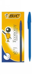 BIC ECONOMY BALLPOINT PENS MEDIUM BLUE BOX 49