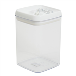 CONNOISSEUR FLIPTITE CANISTER SQUARE 33 LITRE CLEAR
