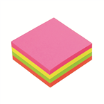 MARBIG CUBE NOTES 320 SHEETS 75 X 75MM ASSORTED BRILLIANT