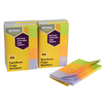 MARBIG   NOTES RAINBOW PG MARKER 20X50M PAGE MARKERS 160 SHEETS