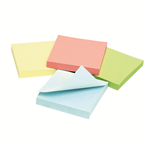 MARBIG ENVIRO REPOSITIONAL NOTES 100 SHEET 75 X 75MM PASTEL PACK 6