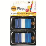 MARBIG   FLAGS  POP UP 25X44MM 2 X 50 TRANSPARENT BLU