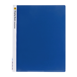 MARBIG DISPLAY BOOK NONREFILABLE INSERT COVER 20 POCKET A4 CLEARBLUE