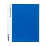 MARBIG DISPLAY BOOK NONREFILLABLE SPINE INSERT 40 POCKET A4 BLUE
