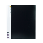 MARBIG DISPLAY BOOK NONREFILLABLE INSERT SPINE 40 POCKET A4 BLACK