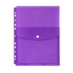 MARBIG BINDER POCKET TOP OPENING A4 PURPLE
