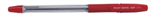 PILOT BPSGP BALLPOINT GRIP STICK PEN FINE RED