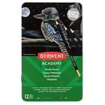 DERWENT   ACY COLOUR PENCIL METALLIC TIN 12