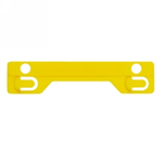 AVERY TUBECLIP COMPRESSOR BAR YELLW PACK 25