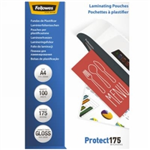 SP LAMINATING POUCHES FELLOWES A4 175 MICRON GLOSS PK100