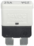 25A Auto Reset Standard Blade Circuit Breaker