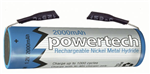 12V AA 2000mAH Rechargeable NiMH Powertech Battery  Solder Tag