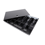 ESSELTE CASH TRAY 10 COMPARTMENT BLACK