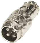 4 Pin Line Male Microphone Connector