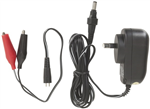 CHRG BATT 12V 1A SLA WCLIP DC PLUG