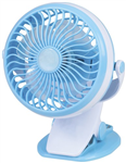MINI RECHARGEABLE FAN WITH CLAMP MOUNT