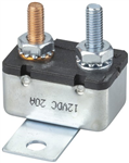 20A 12VDC Chassis Mount Auto Reset Circuit Breaker