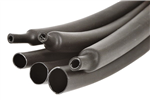 HEATSHRINK GLU LIN 4XSRAT 16MMX12M BLK