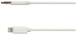 35MM AUDIO PLUG TO LIGHTNING PLUG 1M LEAD