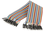 150MM PLUG TO PLUG JUMPER LEADS  40 PIECE