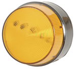 STROBE LED LIGHT WATERPROOF 12VDC AMBER