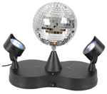 MIRROR BALL ROT W2LED SPOTLIGHTS PSU