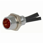 BEZEL 12V CHRM LED 3MM RED